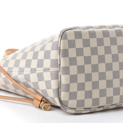 Louis Vuitton Damier Azur Neo Neverfull MM Rose Ballerine 6 of 13