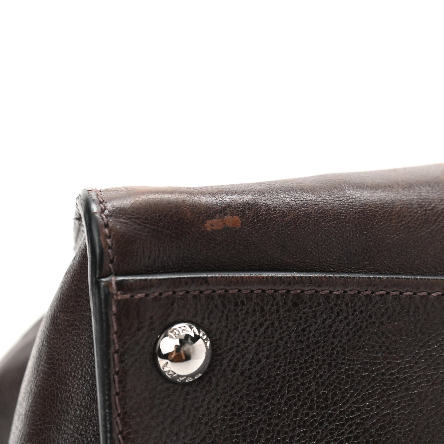 Glace Calfskin Twin Pocket Tote Moro