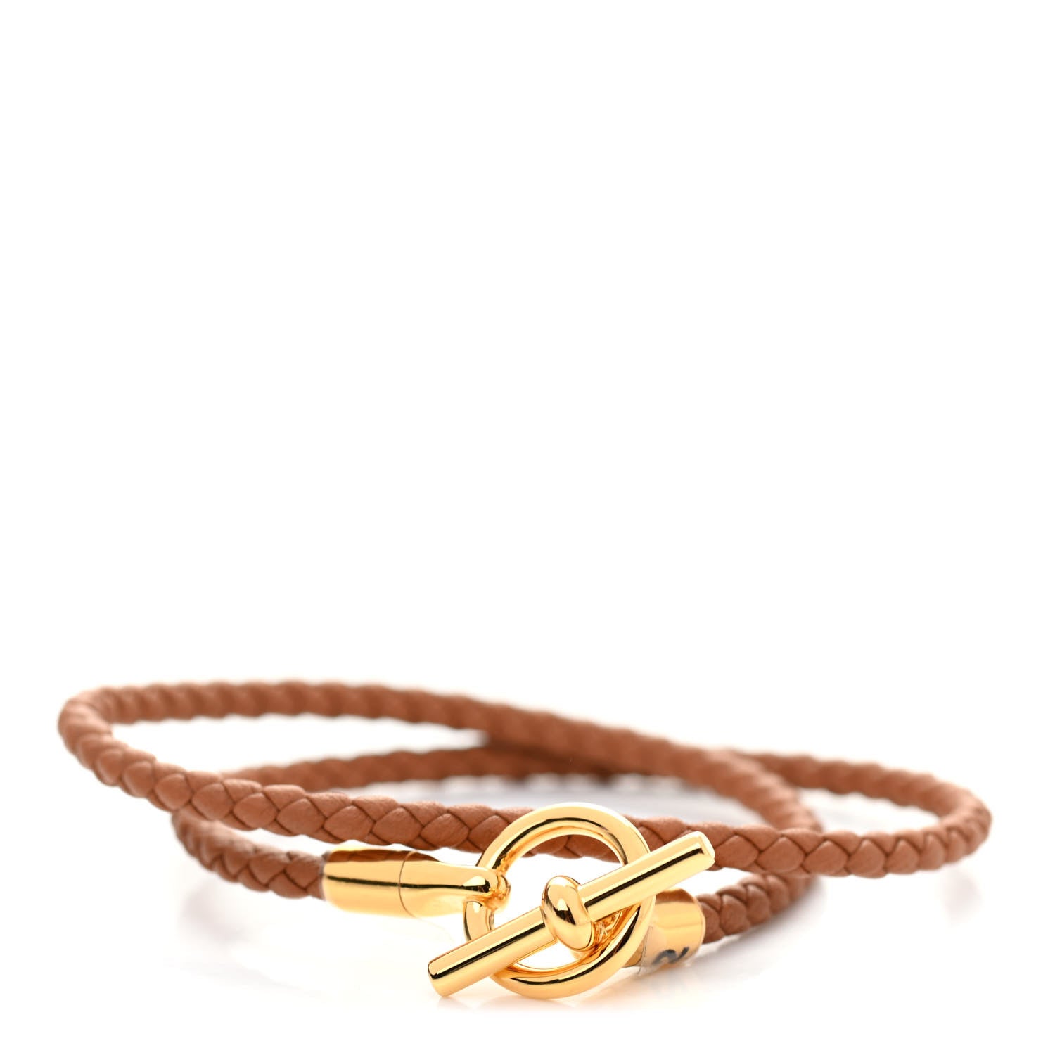 Hermes Swift Glenan Double Tour Bracelet T2 Gold 1 of 6