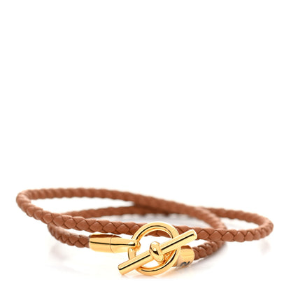 Hermes Swift Glenan Double Tour Bracelet T2 Gold 1 of 6