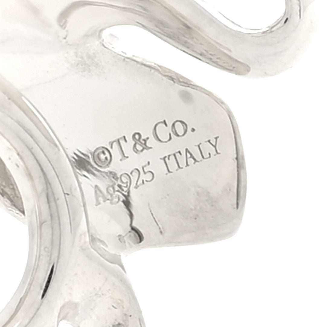 Tiffany Sterling Silver Tsavorite Save the Wild Elephant Charm 3 of 4