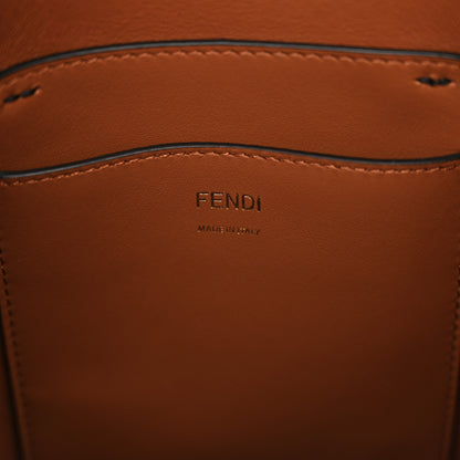 Fendi Vitello Grace F is Fendi Stamp Patch Perforated Small Mon Tresor Bucket Bag Black 6 of 9