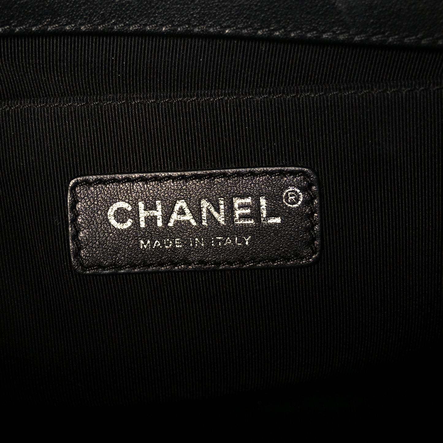 Calfskin Quilted Medium Boy Flap Black