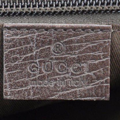 Gucci GG Supreme Monogram Small Zippered Shopping Tote Dark Brown 8 of 11