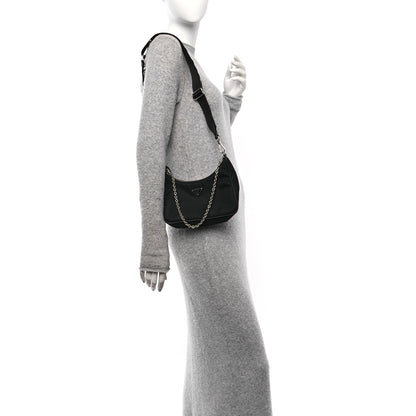 Prada Nylon Re-Edition 2005 Shoulder Bag Black 2 of 10