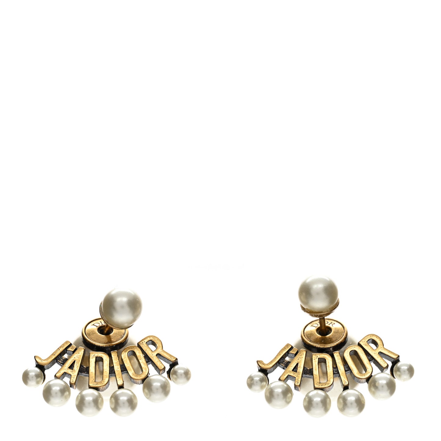 Pearl J'Adior Dior Tribal Earrings
