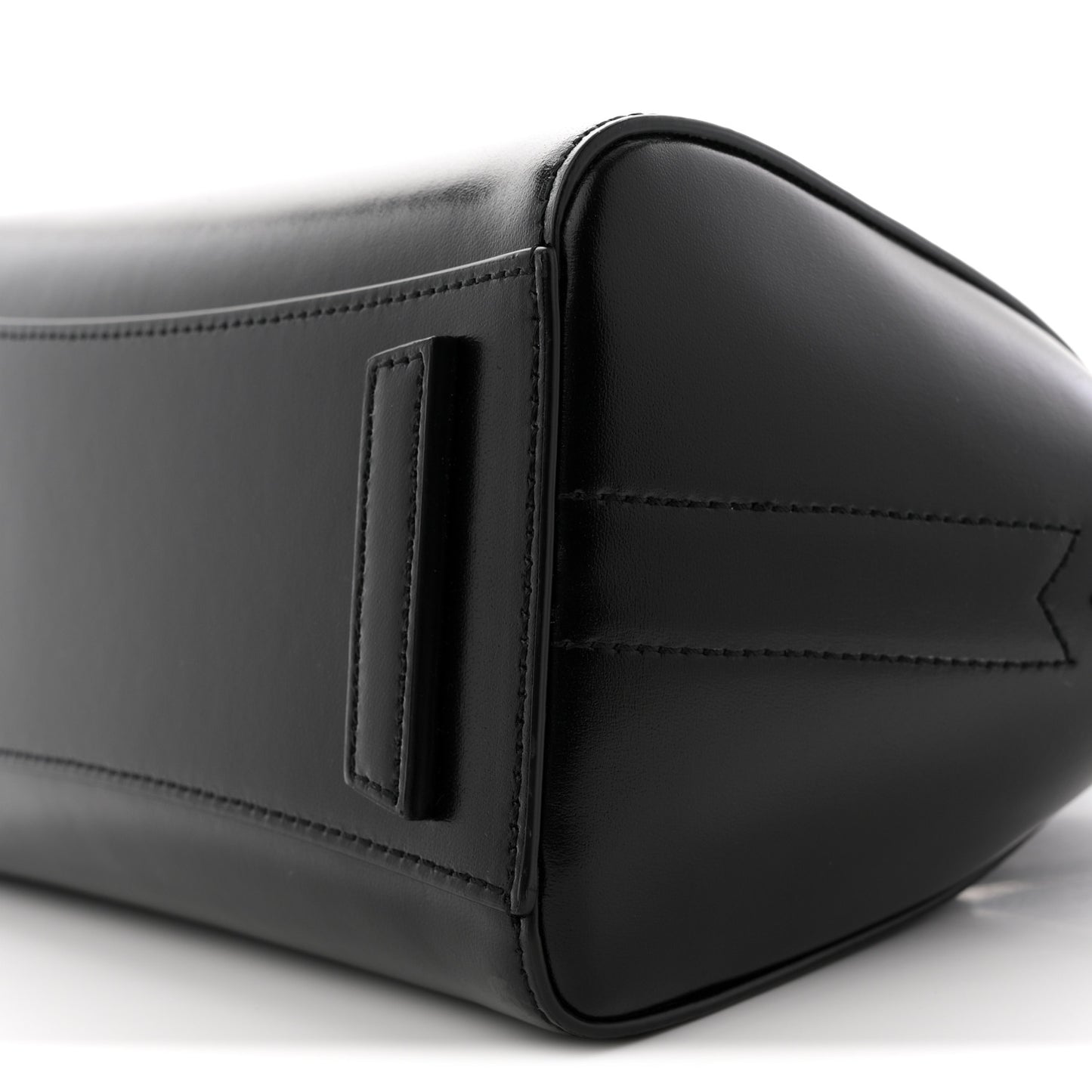 Shiny Lord Calfskin Mini Antigona Black