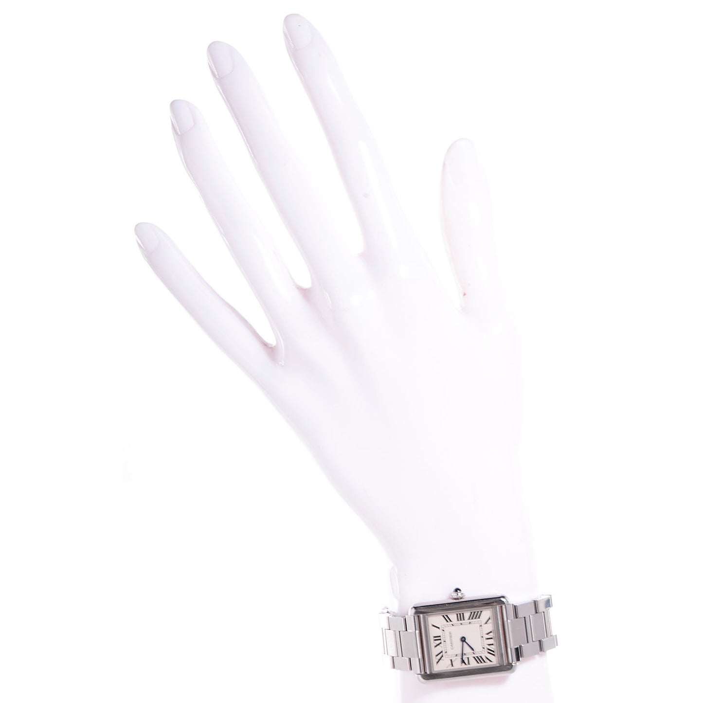 Stainless Steel 24mm Tank Solo Quartz Watch