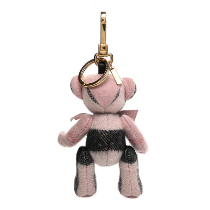 Burberry Cashmere House Check Thomas Bear Bag Charm Ash Rose 3 of 6