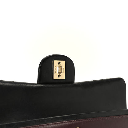 Chanel Lambskin Quilted Medium Double Flap Black 7 of 11
