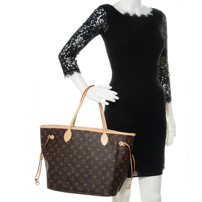 Louis Vuitton Monogram Neverfull MM Fuchsia 2 of 7
