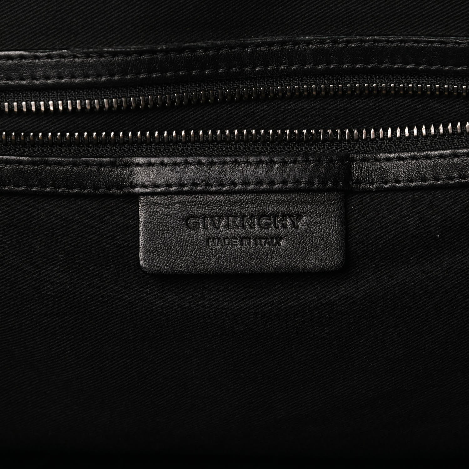Givenchy Glazed Pebbled Calfskin Large Nightingale Black 5 of 11