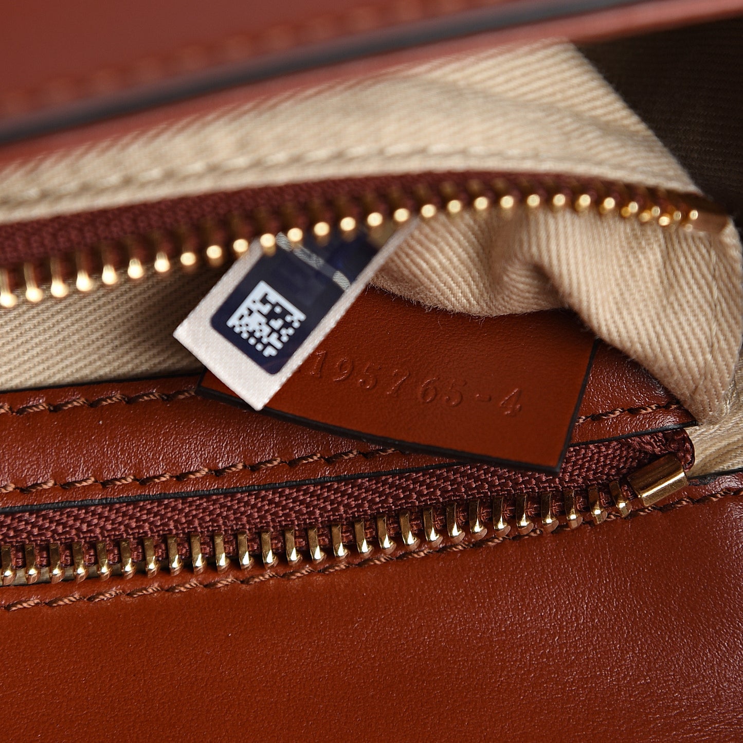 Calfskin Small C Double Carry Sepia Brown