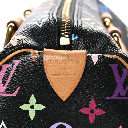 Louis Vuitton Monogram Multicolor Speedy 30 Black 6 of 10
