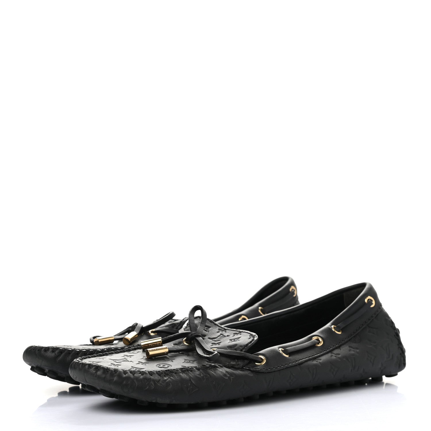 Louis Vuitton Empreinte Gloria Loafers 38.5 Black 3 of 7