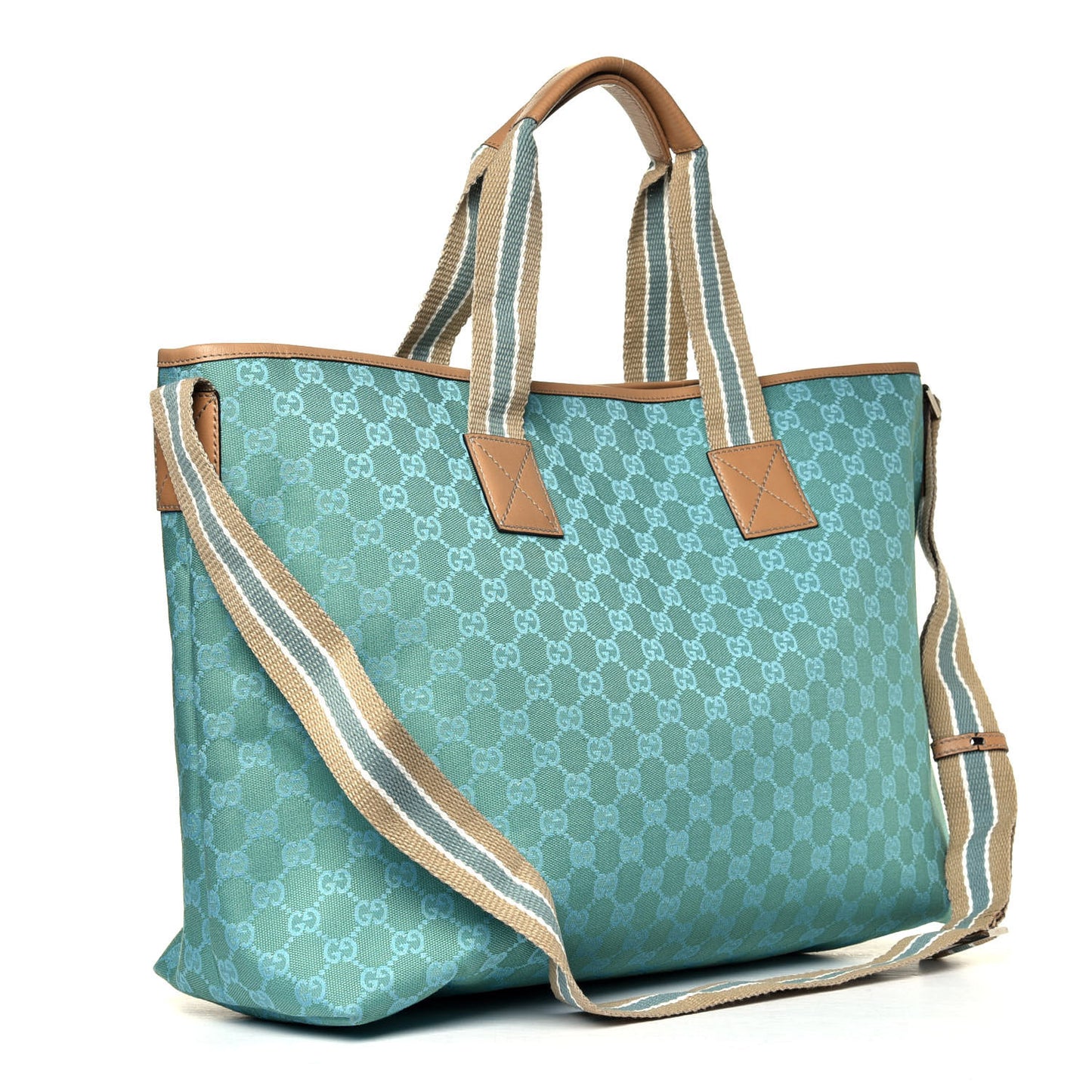 Monogram Travel Bag Beige Green
