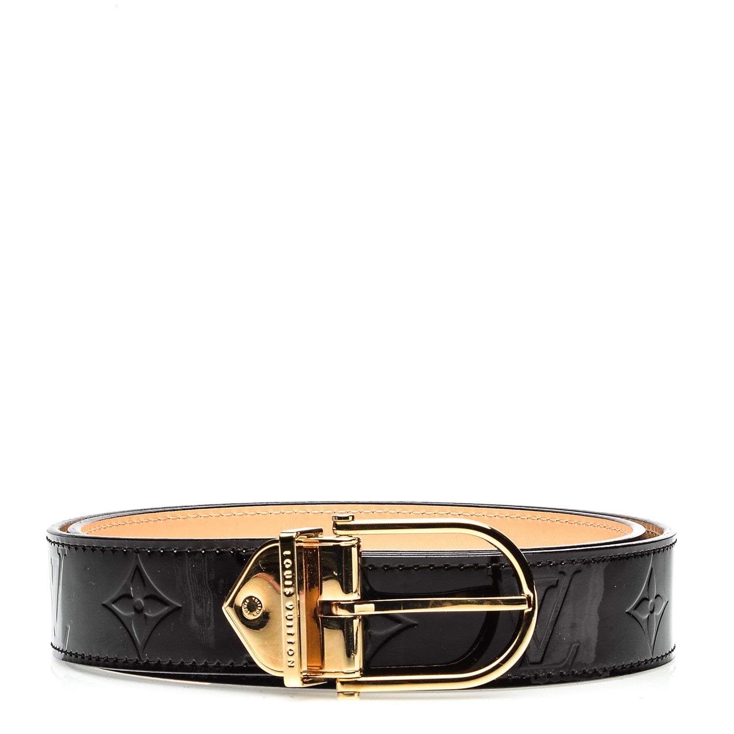 Louis Vuitton Vernis Ceinture 30mm Belt 80 32 Amarante 1 of 9