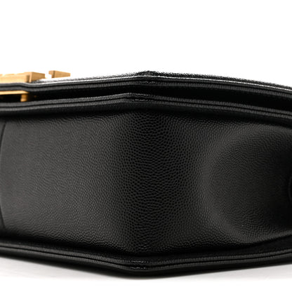 Chanel Caviar Quilted Medium Boy Flap Black 10 of 12