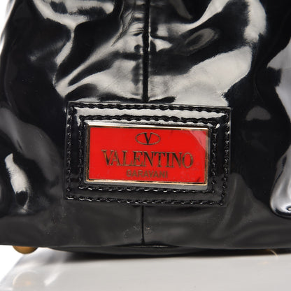 Valentino Garavani Patent Lacca Bow Tote Black 16 of 16