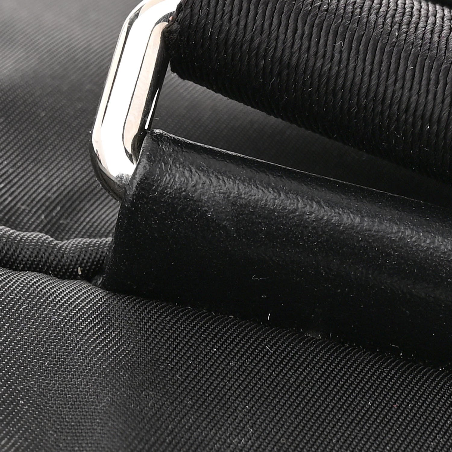 Prada Re-Nylon Sling Backpack Black 10 of 10