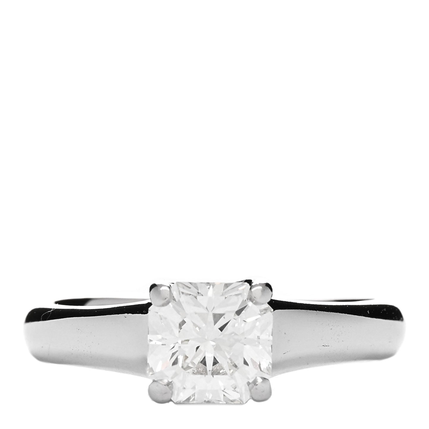 Platinum Diamond 1.10ct Solitaire Lucida Engagement Ring 50 5.5