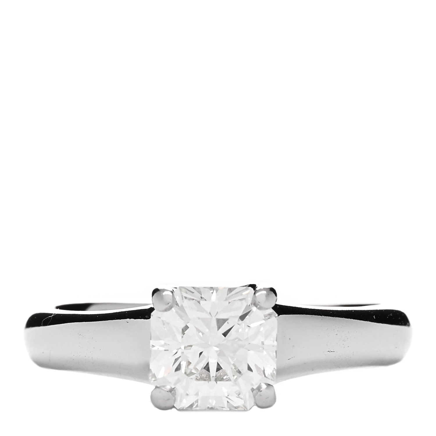 Tiffany Platinum Diamond 1.10ct Solitaire Lucida Engagement Ring 50 5.5 1 of 5