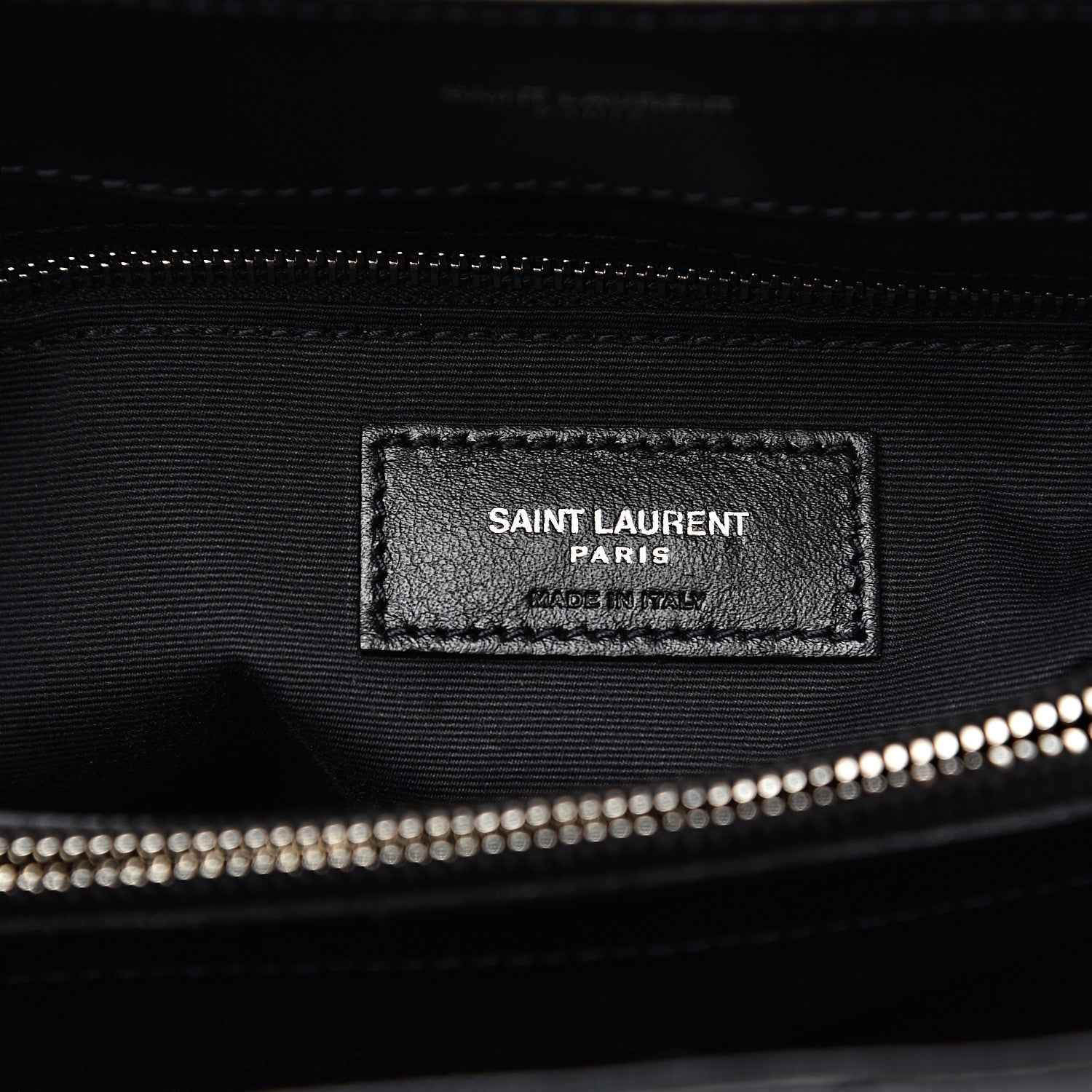 Saint Laurent Calfskin Y Quilted Monogram Medium Loulou Chain Satchel Black 7 of 11