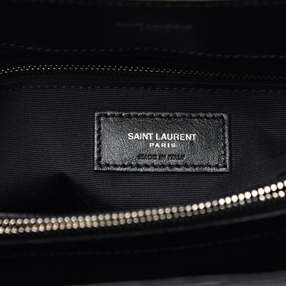 Saint Laurent Calfskin Y Quilted Monogram Medium Loulou Chain Satchel Black 7 of 11