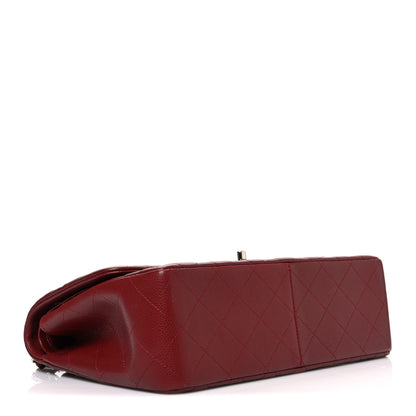 Chanel Caviar Quilted Jumbo Double Flap Burgundy 4 of 10