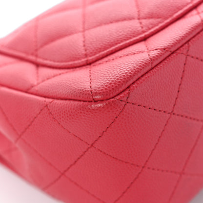 Chanel Caviar Quilted Mini Square Flap Pink 11 of 13