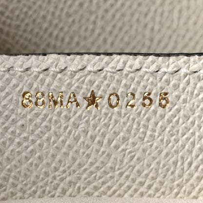 Christian Dior Grained Calfskin Saddle Bag With Strap Latte 7 of 11