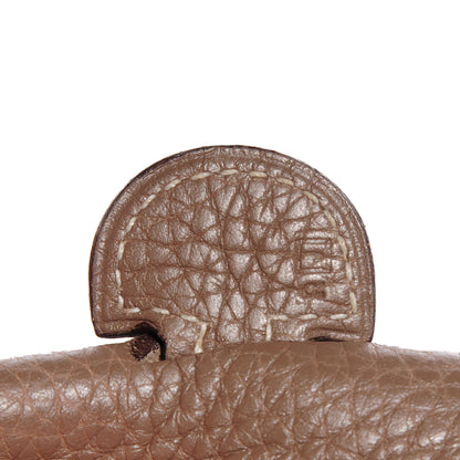 Hermes Taurillon Clemence Evelyne PM Etoupe 7 of 16