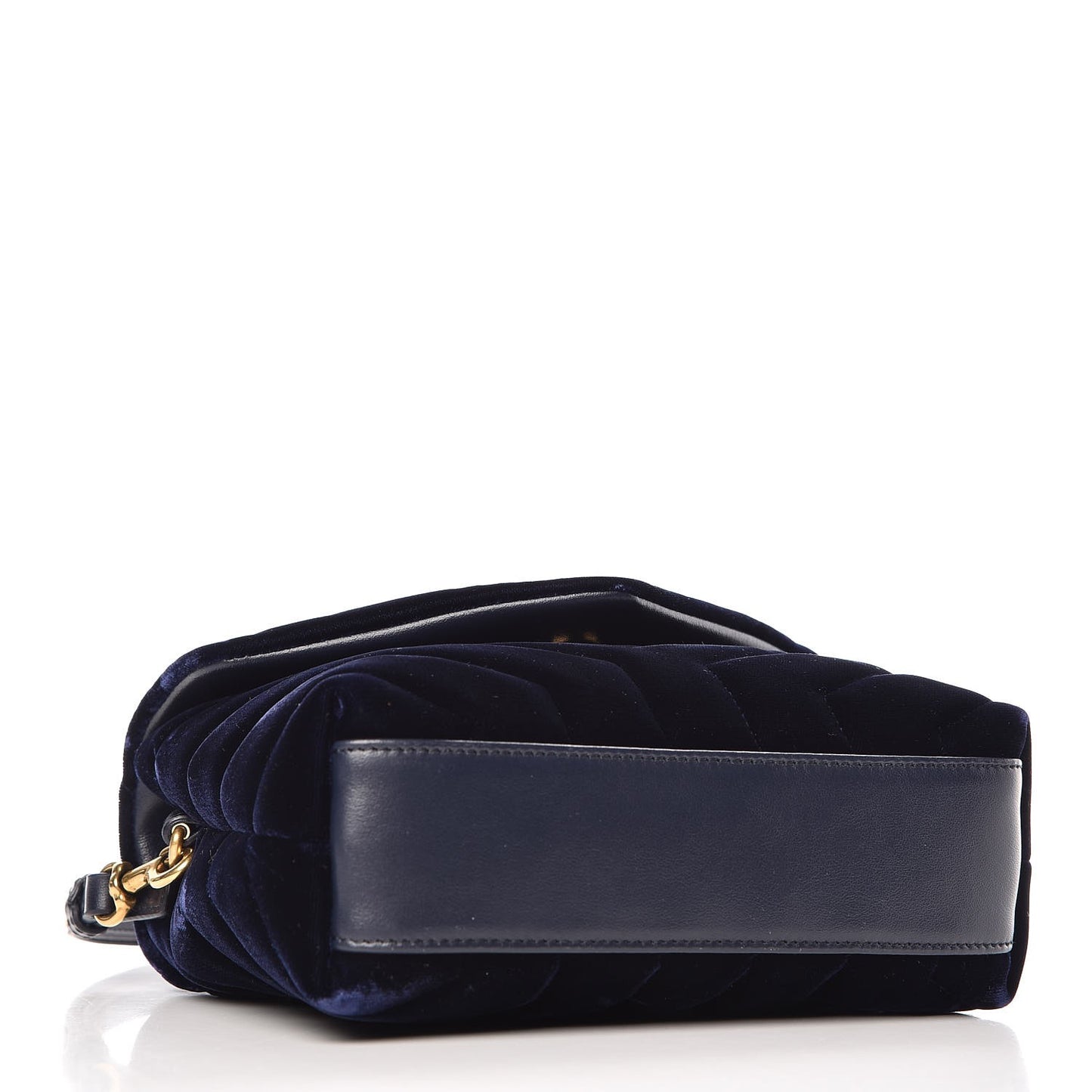 Velvet Y Quilted Monogram Toy Loulou Crossbody Bag Navy