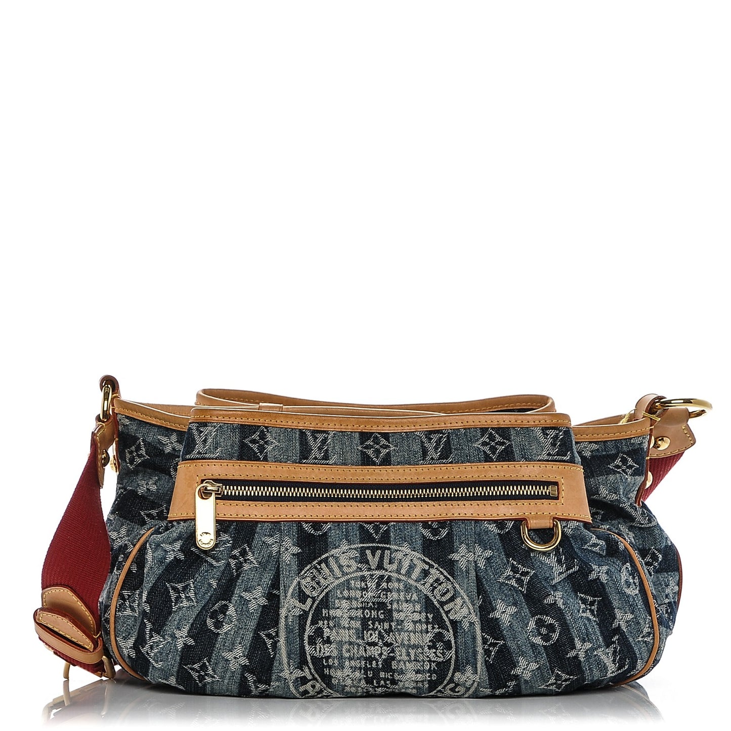 Denim Raye Porte Epaule MM