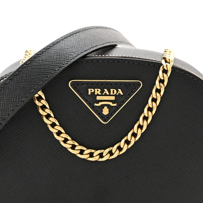 Prada Saffiano Lux Odette Belt Bag Black 9 of 12