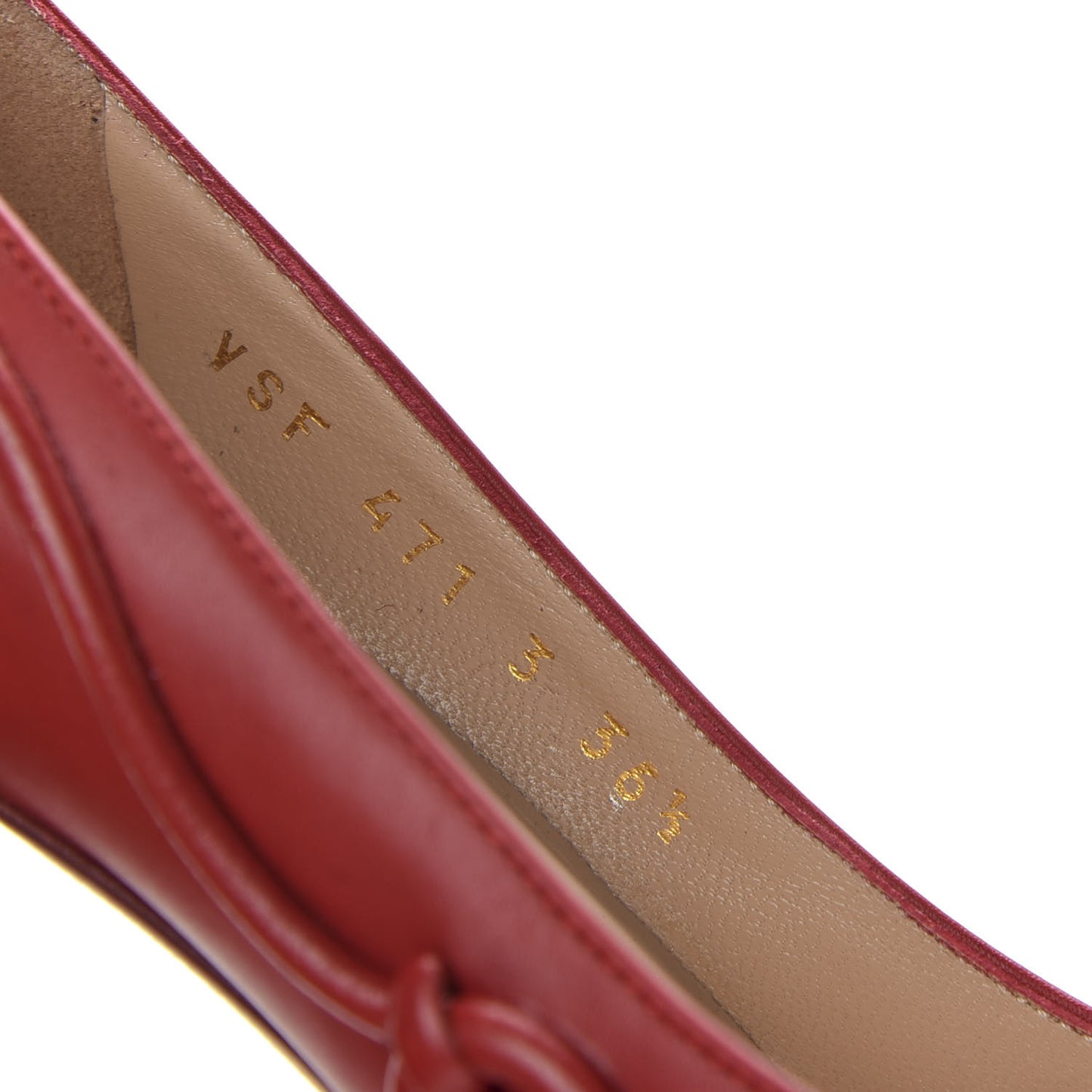 Nappa Swirl Pumps 36.5 Rosso Valentino