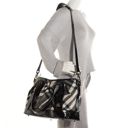 Burberry Nylon Beat Check Lowry Black 2 of 13