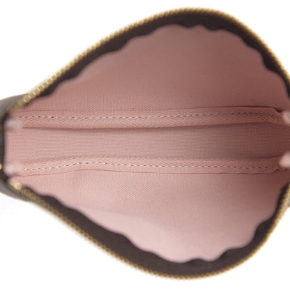 Louis Vuitton Damier Ebene 2020 Christmas Animation Big Wheel Mini Pochette Accessories Rose Ballerine 4 of 7