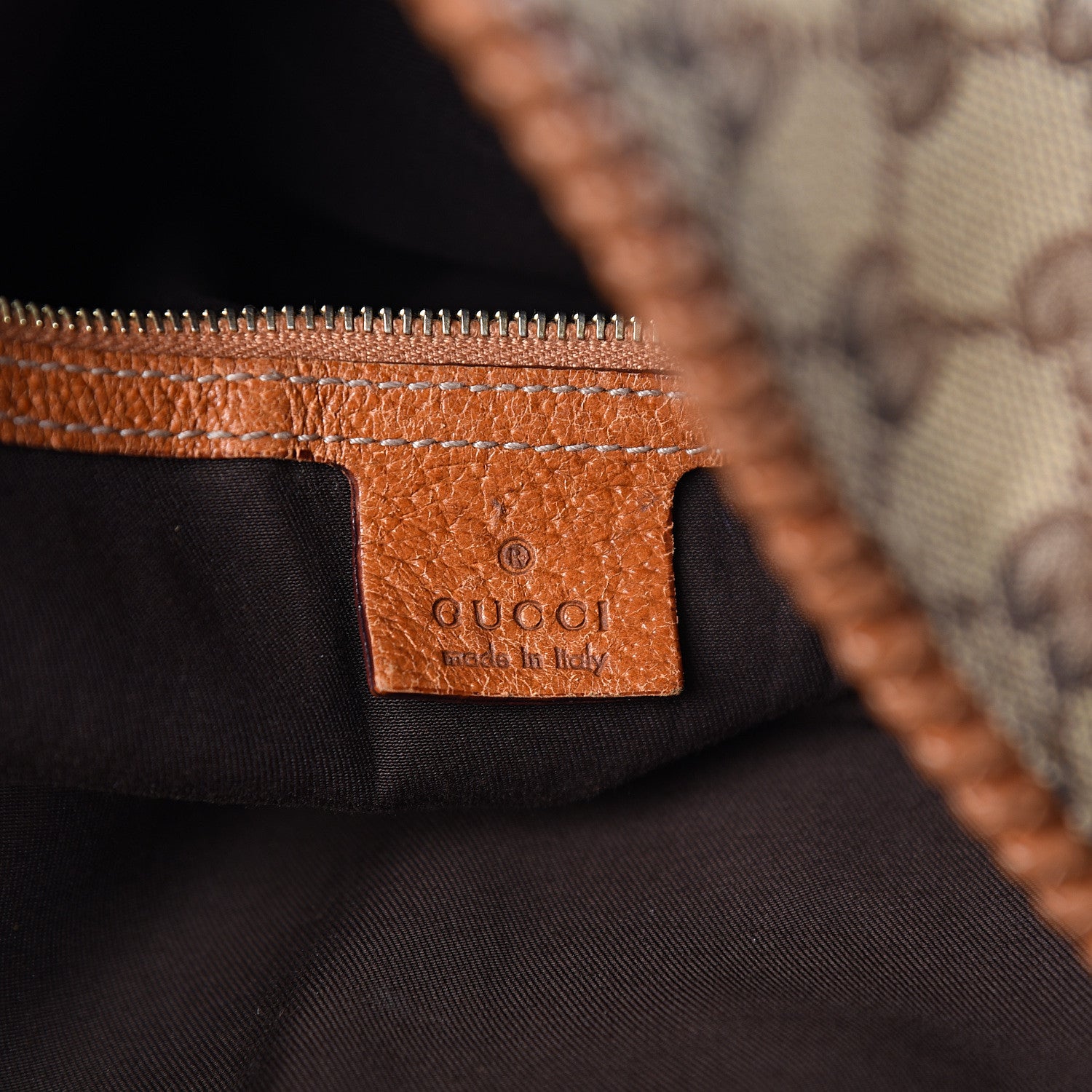 Gucci Monogram Large Horsebit Chain Hobo Brown 5 of 12