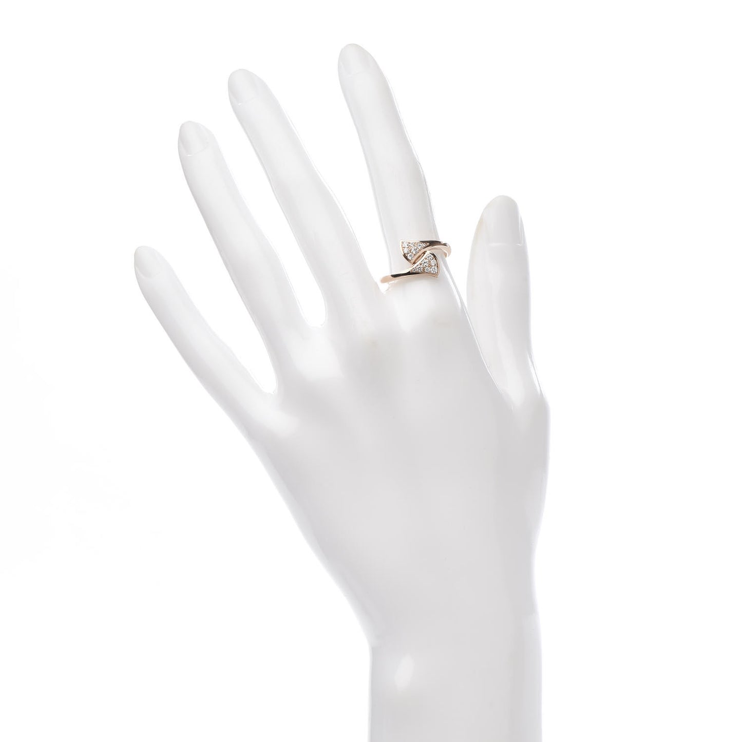 18K Rose Gold Diamond Divas' Dream Ring 55 7.25