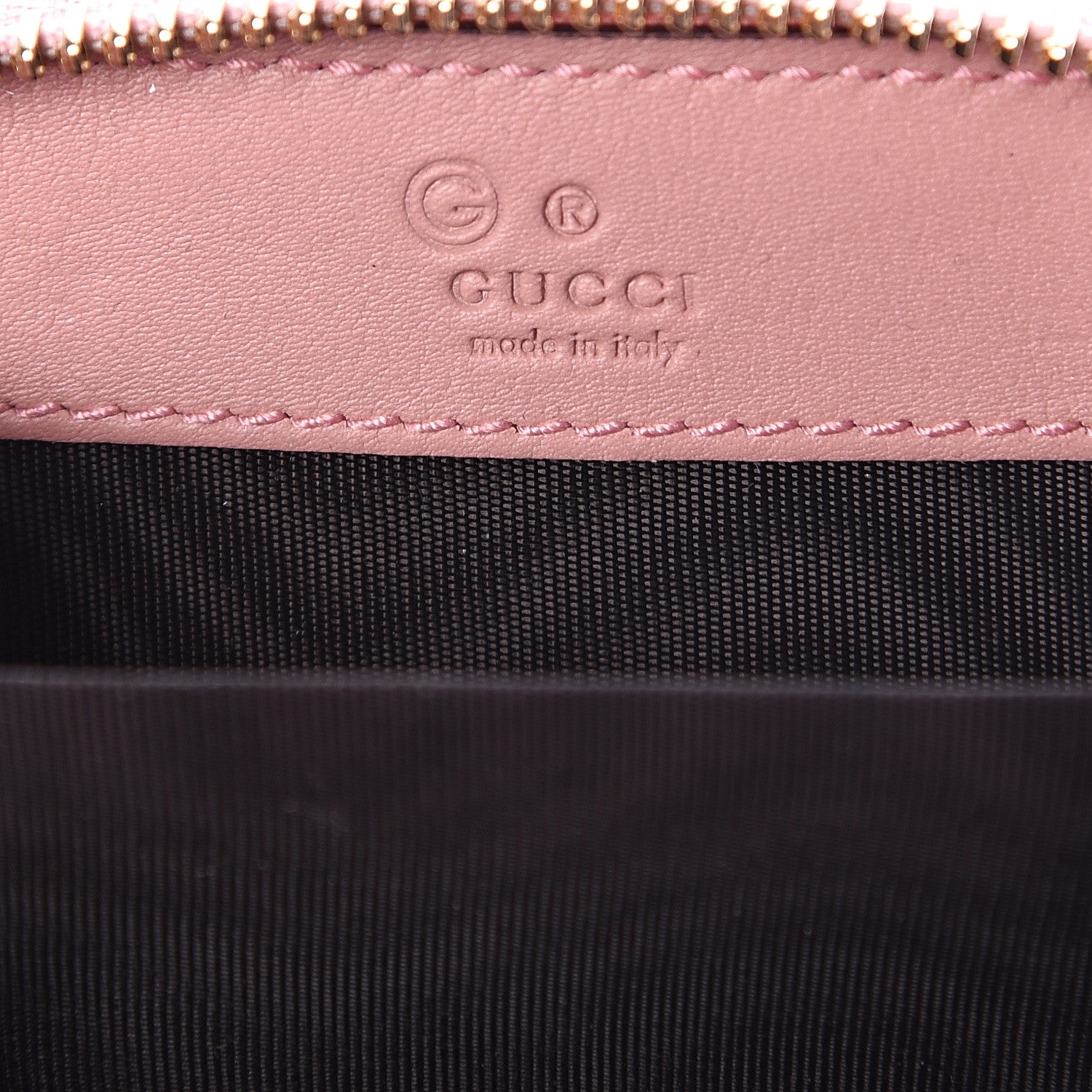 Gucci Microguccissima Zip Around Card Case Soft Pink 5 of 6