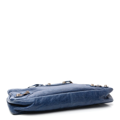 Balenciaga Agneau Giant 12 Rose Gold Hardware Premier Clutch Bleuette 4 of 9