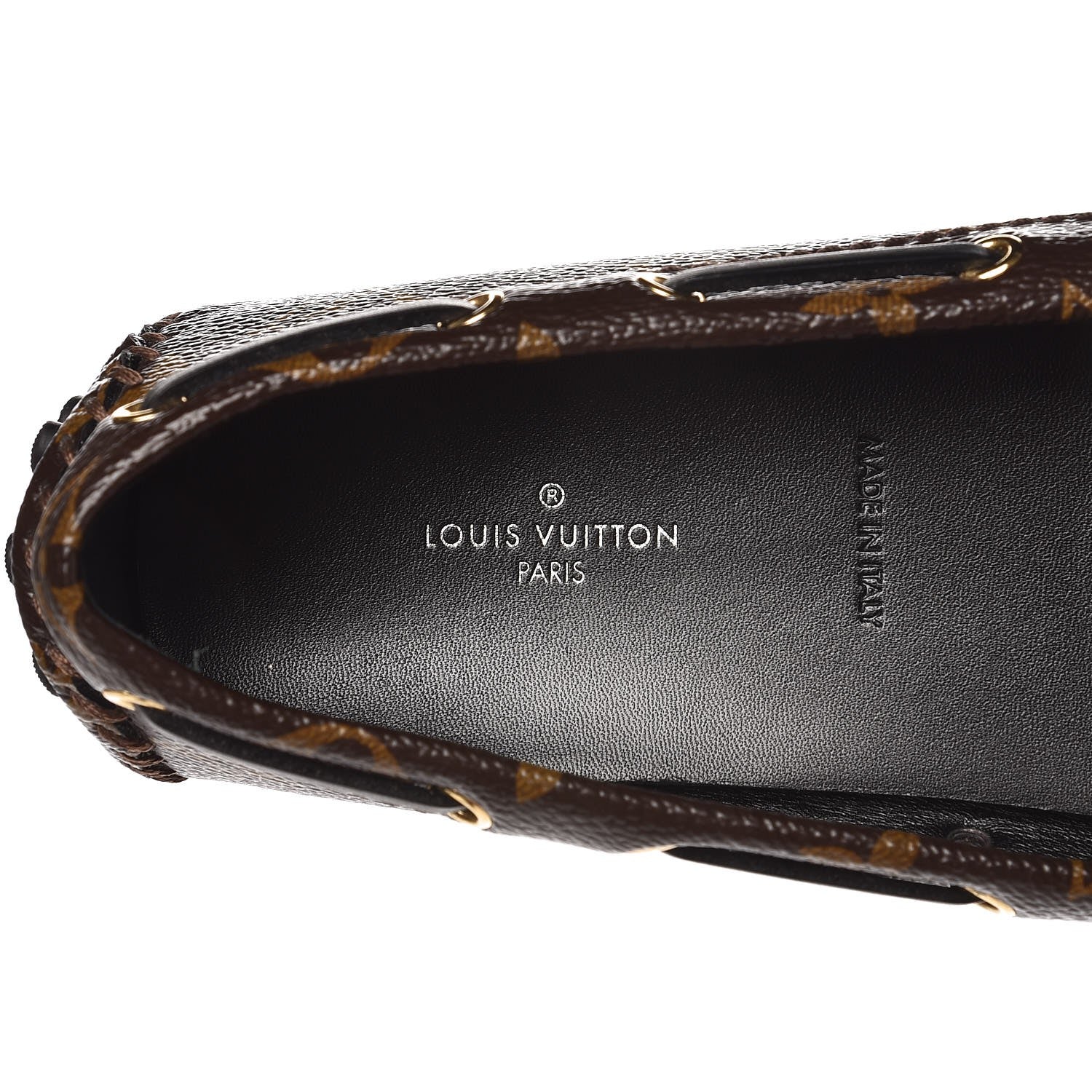 Louis Vuitton Patent Monogram Gloria Loafers 36 6 of 9