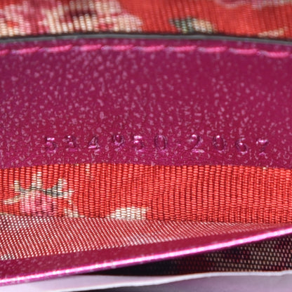 Gucci Laminated Nappa Trapuntata Mini Zumi Shoulder Bag Fuxia 9 of 10