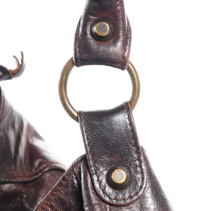 Balenciaga Chevre Shrug Hobo Chocolate 10 of 11