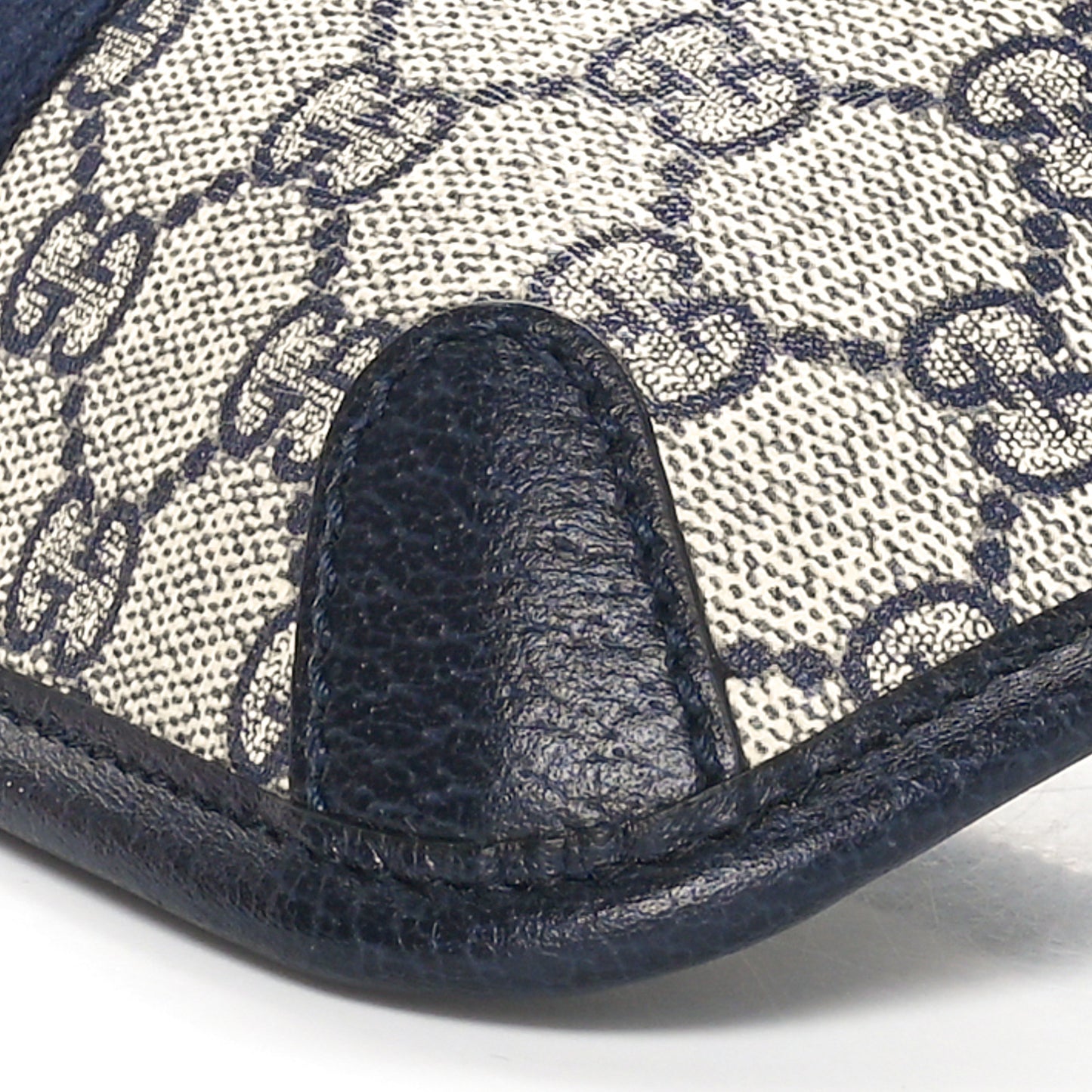 GG Supreme Monogram Web Small Ophidia Belt Bag 90 36 Beige Navy