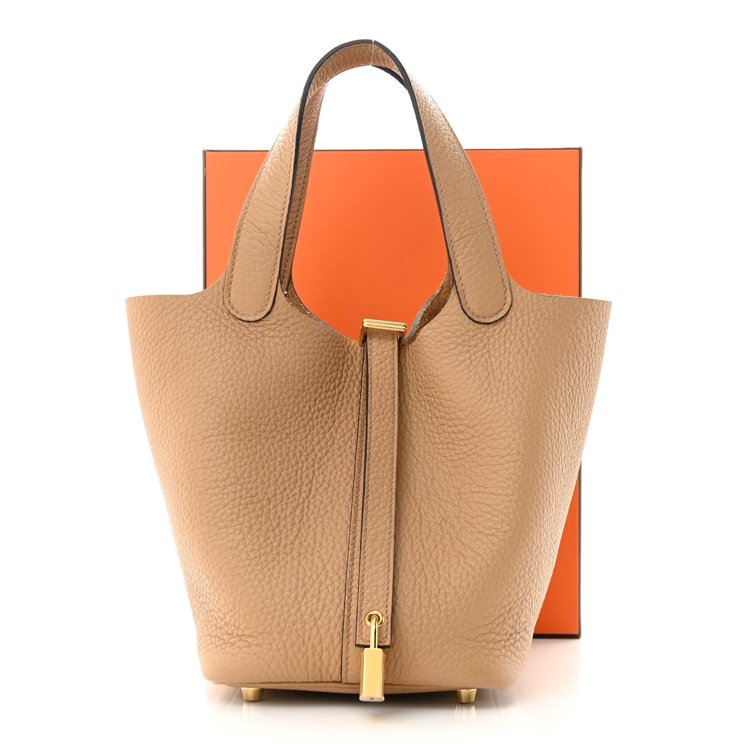 Hermes Taurillon Clemence Picotin Lock 18 PM Chai 12 of 12