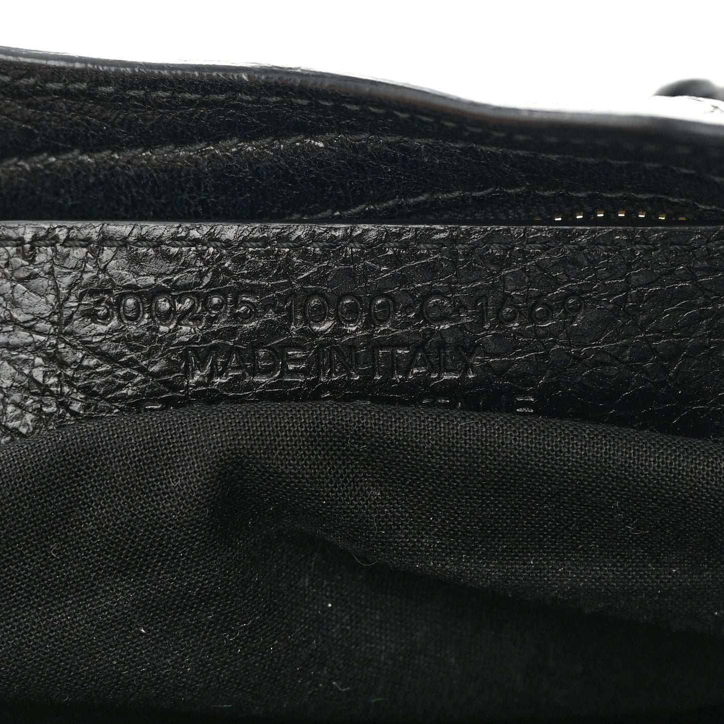 Agneau Classic Gold Hardware Mini City Black