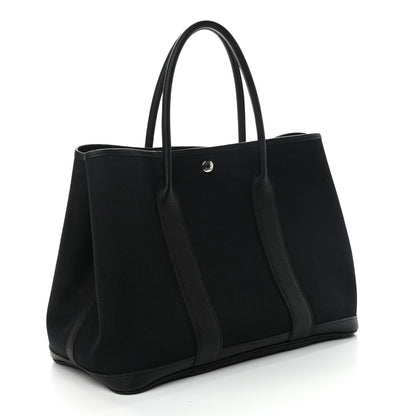Hermes Toile Negonda Garden Party Tote 36 MM Black 3 of 10