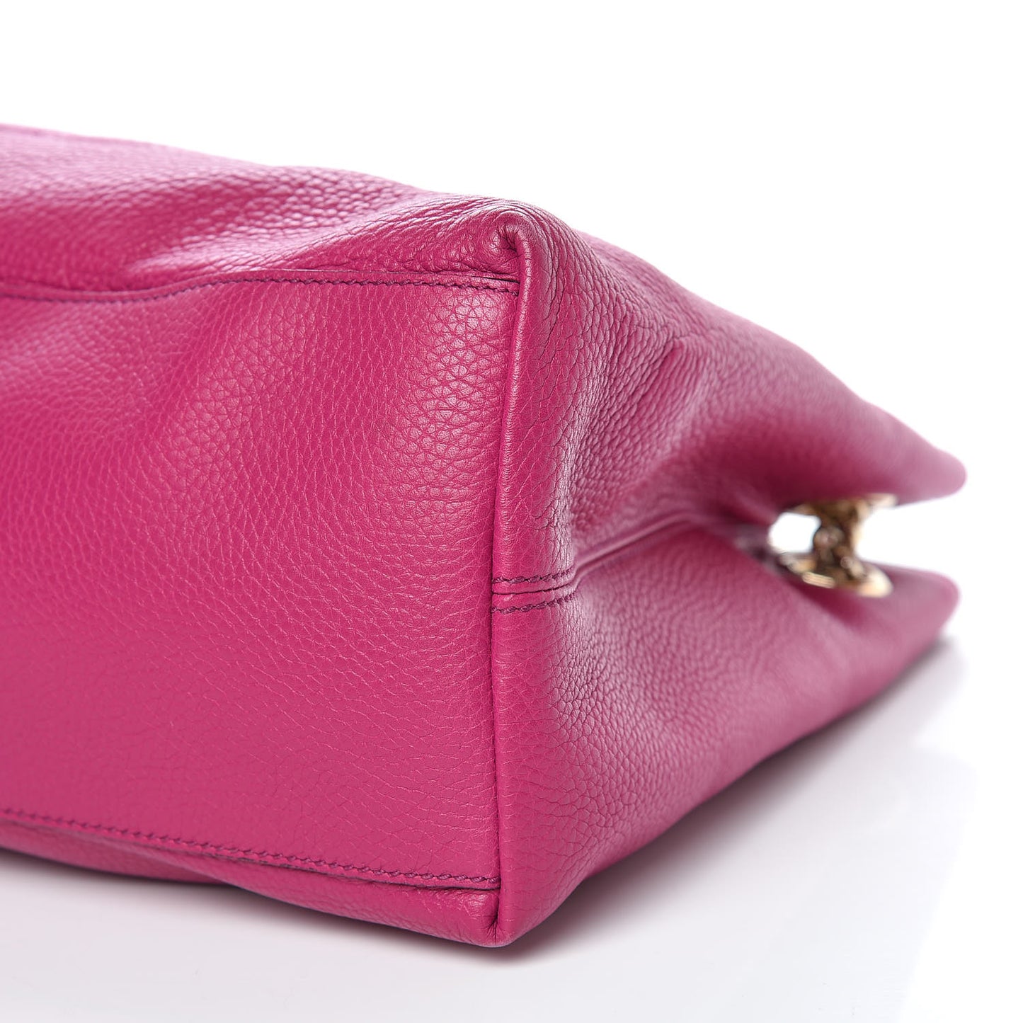 Cellarius Calfskin Medium Soho Chain Shoulder Bag Bright Bouganville
